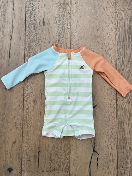Little Co. By Lauren Conrad Other - Little Co Infant Baby Boy Swim Long Sleeve Striped Retro Rashguard 6 months